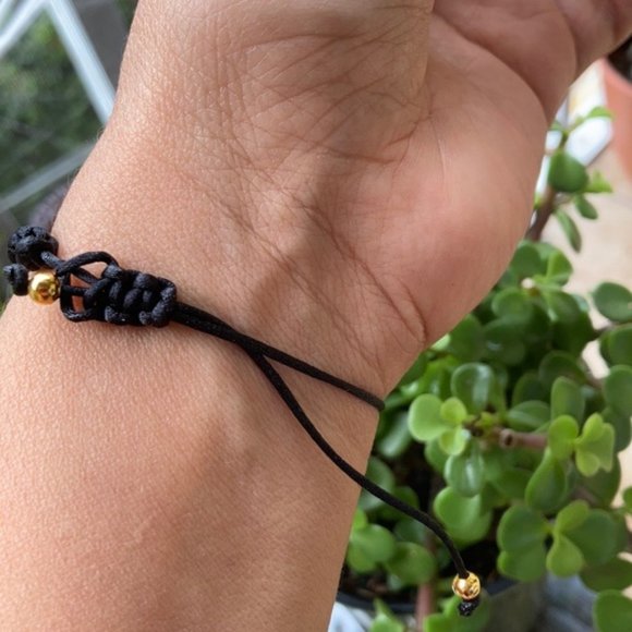 Wicca spiritual inspired braided bracelet - Picture 2 of 15